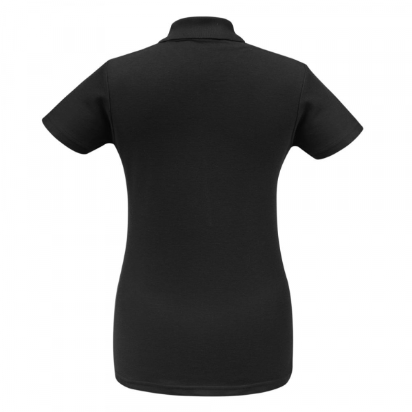 Рубашка поло женская ID.001 черная - купить оптом