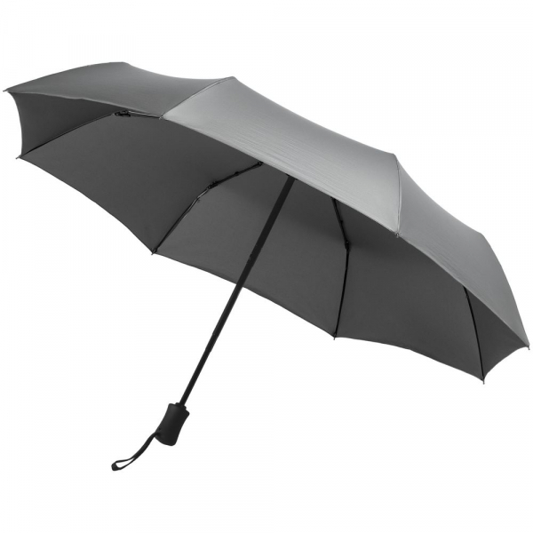 Зонт складной ironWalker, серебристый - купить оптом