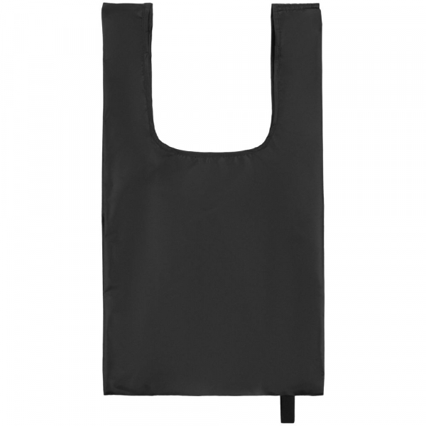 Складная сумка для покупок Packins, черная - купить оптом