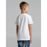 Футболка детская T-bolka Fit Kids, белая, фото 5