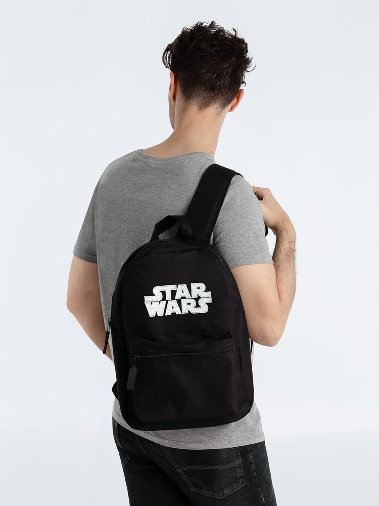 Рюкзак с люминесцентной вышивкой Star Wars, черный - купить оптом