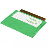 Чехол для карточек Twill, зеленый, фото 2