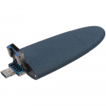 Флешка Pebble Universal, USB 3.0, серо-синяя, 32 Гб, фото 3