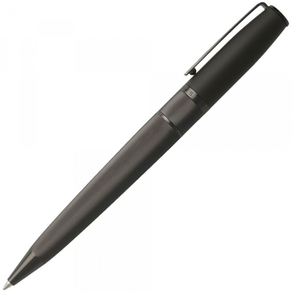 Набор Hugo Boss: органайзер с блокнотом и ручка, серый - купить оптом