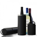 Термофутляр для вина Vin Blanc, черный, фото 2