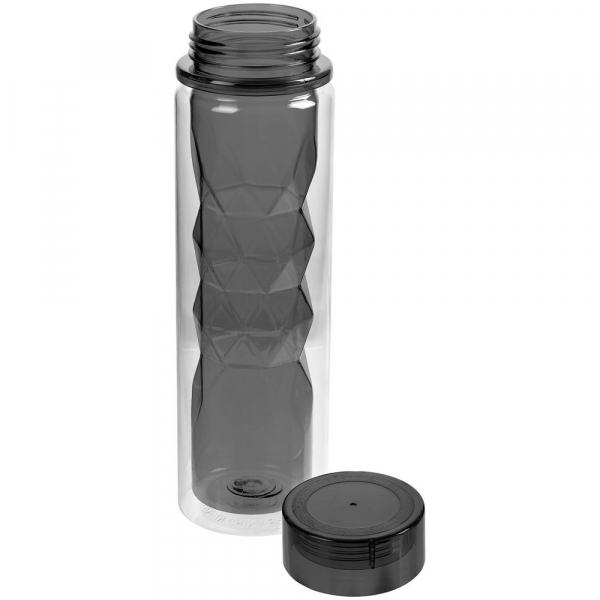 Бутылка для воды Gems Black Morion, черный морион - купить оптом