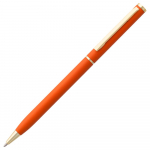 Блокнот Magnet Gold с ручкой, черный с оранжевым, фото 6