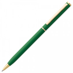 Блокнот Magnet Gold с ручкой, черный с зеленым, фото 6