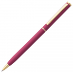 Блокнот Magnet Gold с ручкой, черный с розовым, фото 6