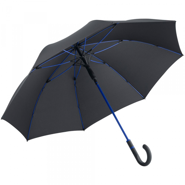 Зонт-трость с цветными спицами Color Style, ярко-синий - купить оптом