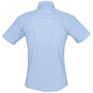 Рубашка женская с коротким рукавом Elite, голубая - купить оптом