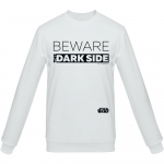 Свитшот Beware The Dark Side, белый, фото 1