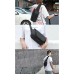 Наплечная сумка ClickSling, черная, фото 4