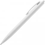 Ручка шариковая Tick, белая, фото 1