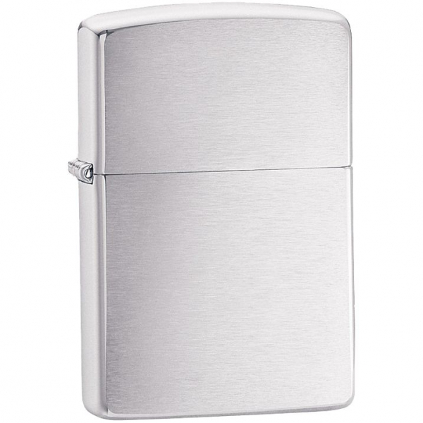 Зажигалка Zippo Classic Brushed, серебристая - купить оптом