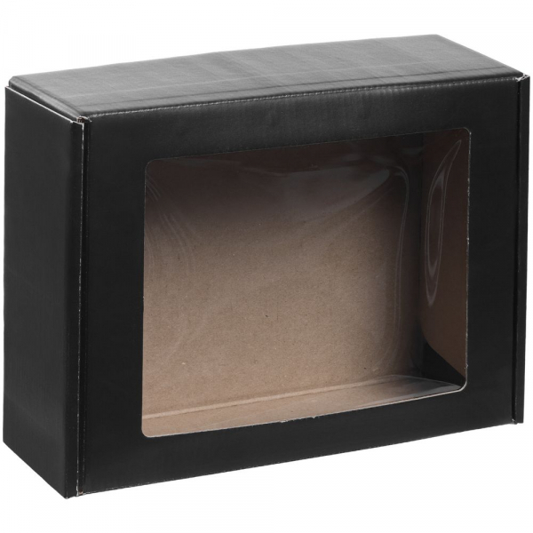 Коробка с окном Visible, черная, уценка - купить оптом