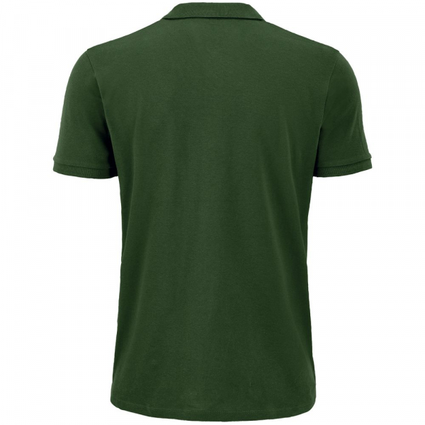 Рубашка поло мужская Planet Men, темно-зеленая - купить оптом
