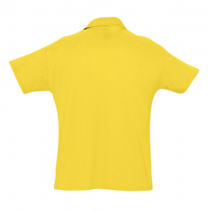 Рубашка поло мужская Summer 170, желтая - купить оптом
