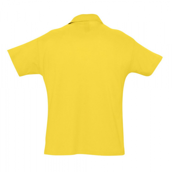 Рубашка поло мужская Summer 170, желтая - купить оптом