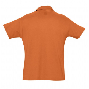 Рубашка поло мужская Summer 170, оранжевая - купить оптом