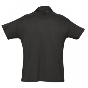 Рубашка поло мужская Summer 170, черная - купить оптом