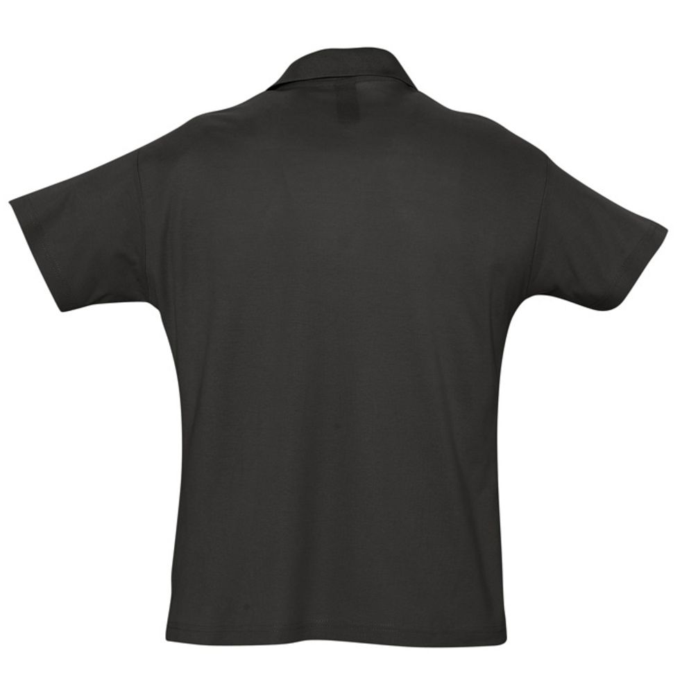 Рубашка поло мужская Summer 170, черная - купить оптом
