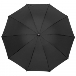 Зонт-наоборот складной Silvermist, черный с серебристым, фото 1
