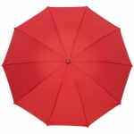 Зонт-наоборот складной Silvermist, красный с серебристым, фото 1