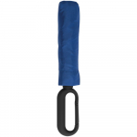Зонт складной Hoopy с ручкой-карабином, синий, фото 3