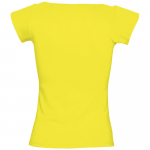 Футболка женская Melrose 150 с глубоким вырезом, лимонно-желтая, фото 1