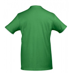 Футболка мужская с контрастной отделкой Madison 170, ярко-зеленый/белый, фото 1