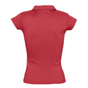 Рубашка поло женская без пуговиц Pretty 220, красная - купить оптом