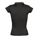 Рубашка поло женская без пуговиц Pretty 220, черная, фото 1