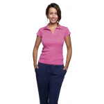 Рубашка поло женская без пуговиц Pretty 220, ярко-розовая, фото 3