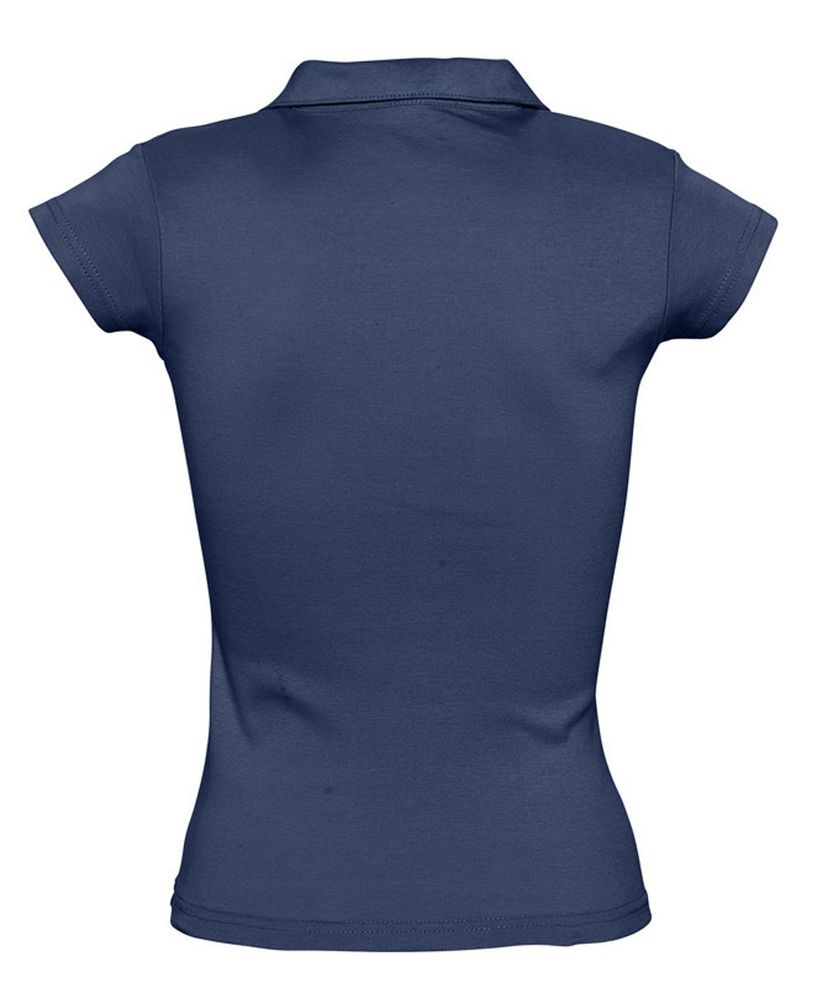Рубашка поло женская без пуговиц Pretty 220, кобальт (темно-синяя) - купить оптом