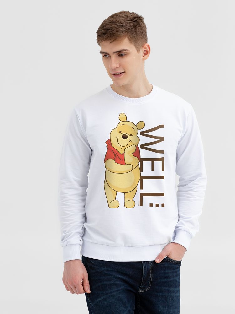 Свитшот Winnie. Well, белый - купить оптом