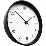 Часы настенные Weis, белые с черным, фото 1