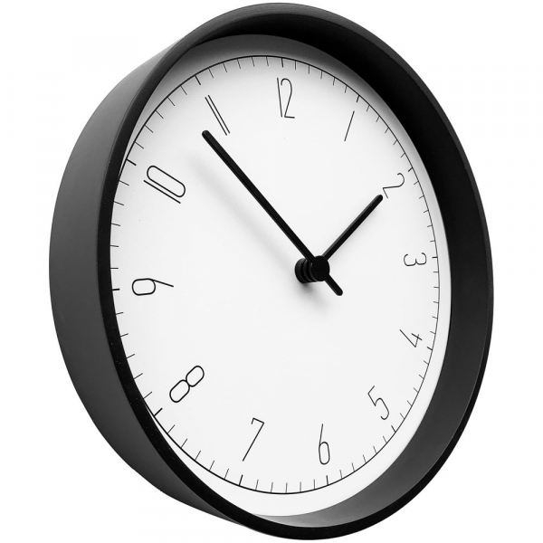 Часы настенные Onika, белые с черным - купить оптом