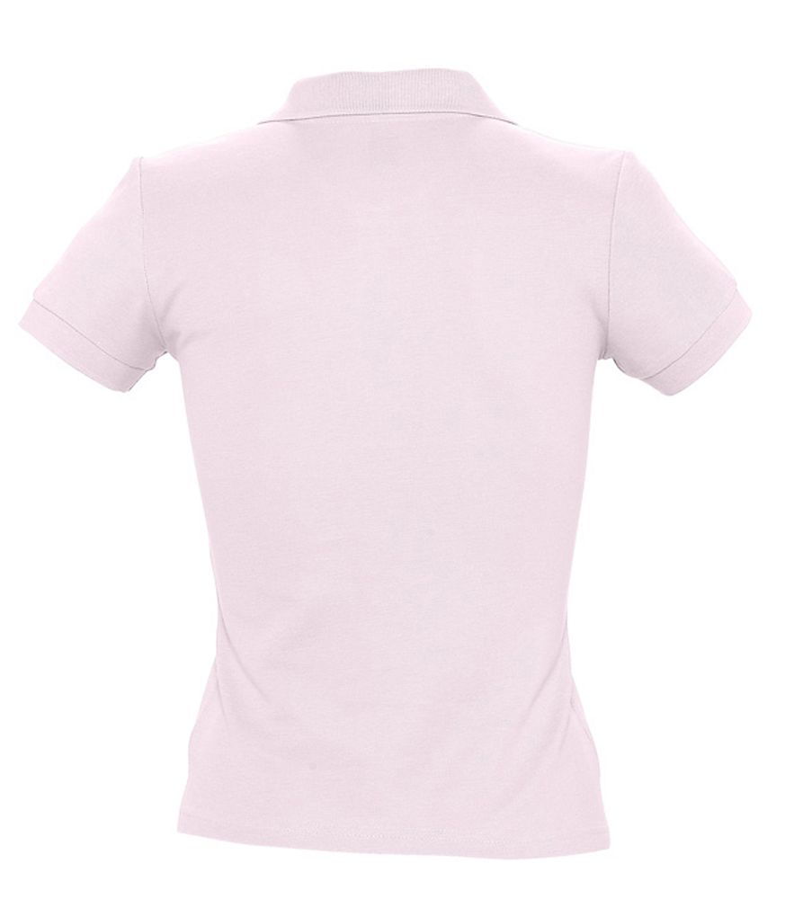 Рубашка поло женская People 210, нежно-розовая - купить оптом