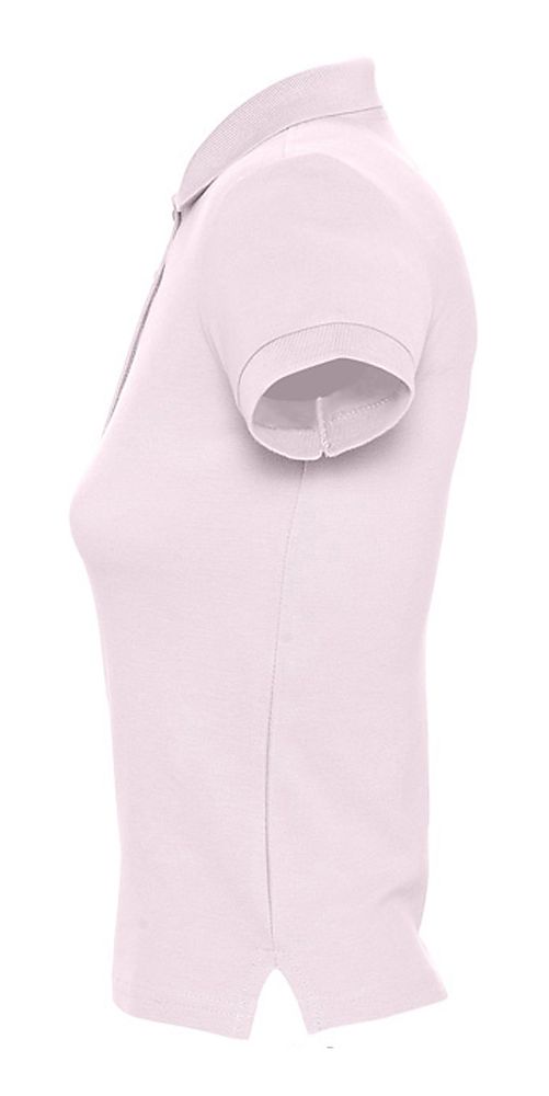 Рубашка поло женская People 210, нежно-розовая - купить оптом