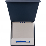 Коробка Memoria под ежедневник и ручку, синяя, фото 1