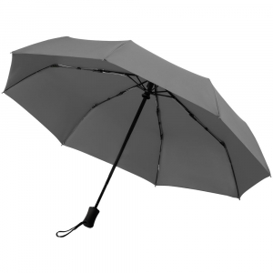 Зонт складной Monsoon, серый - купить оптом