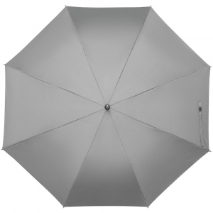 Зонт-трость Manifest со светоотражающим куполом, серый - купить оптом