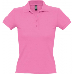 Рубашка поло женская People 210, «розовая орхидея» - купить оптом