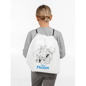 Рюкзак-раскраска с мелками Frozen, белый - купить оптом