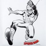 Рюкзак-раскраска с мелками Spider-Man, белый, фото 2