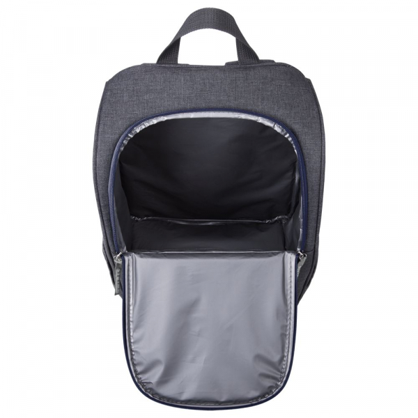 Изотермический рюкзак Liten Fest, серый с темно-синим - купить оптом