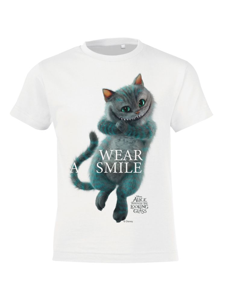 Футболка детская Wear A Smile, белая - купить оптом