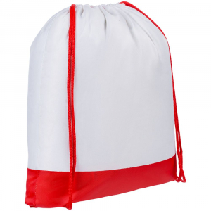 Рюкзак детский Classna, белый с красным - купить оптом