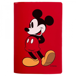 Обложка для паспорта «Микки Маус», красная - купить оптом